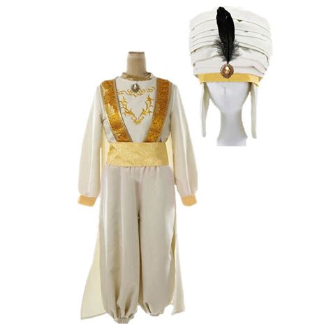 Aladdin 2019 Prince Cosplay Costume | Aladdin fancy dress, Costume ...