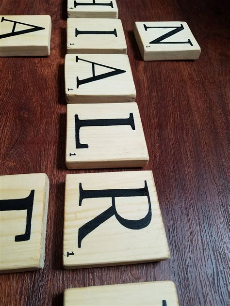 Scrabble Tile Wall Art 3.75 x 3.5 Home Decor | Etsy