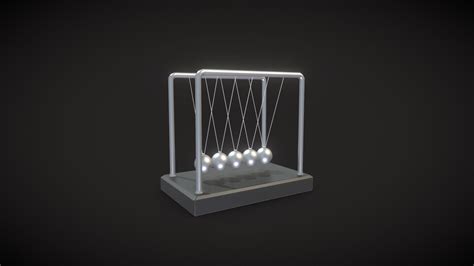 Newton's Cradle - Download Free 3D model by ShannahPalmer [4d106d4 ...