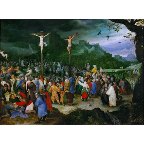 The Three Crosses Crucifixion of Jesus Painting Raising of the Cross ...