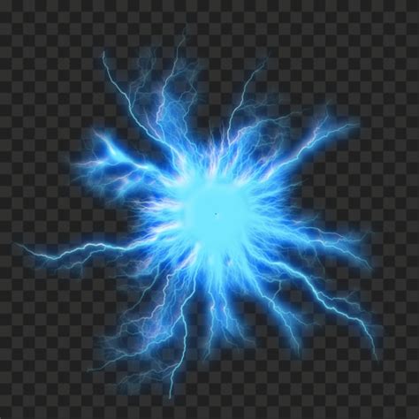 HD Glowing Blue Energy Ball PNG | Citypng