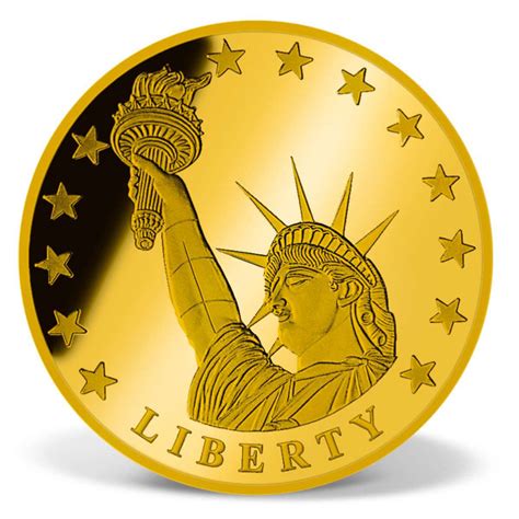 Statue of Liberty Archival Edition Commemorative Coin | Gold-Layered ...