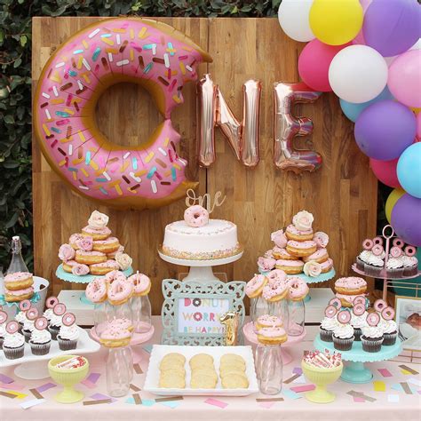 Donut, balloons, balloon garland, kid’s party, donut party, donut kill my vibe! Donut Party ...