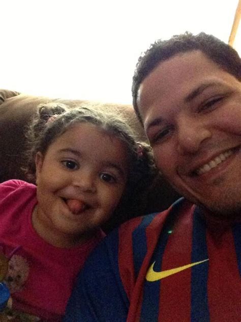 Yadi and his Daughter | St. Louis Cardinals Baseball