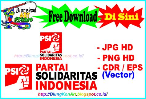 Logo PSI - Partai Solidaritas Indonesia Vector (Coreldraw .cdr ) eps ...