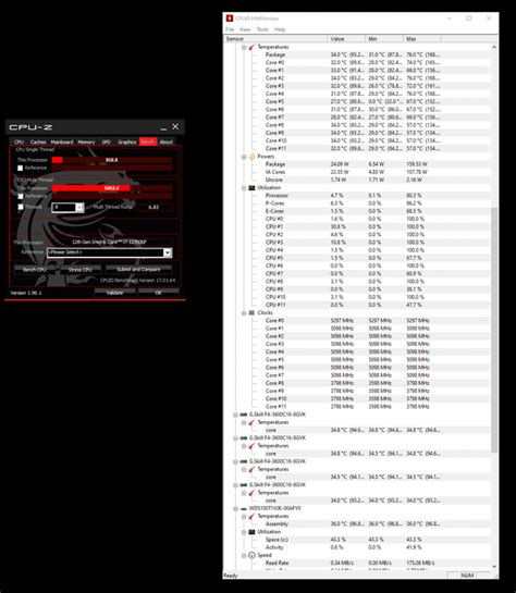 12700kf first day overclocking alder lake any advice? 858 cpuz single : overclocking