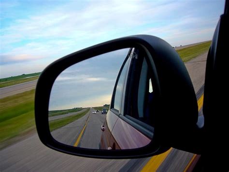 Highway 2 from a rearview mirror | Paul Joseph | Flickr