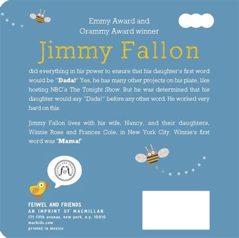 Your Baby's First Word Will Be DADA by Jimmy Fallon, Miguel Ordóñez ...