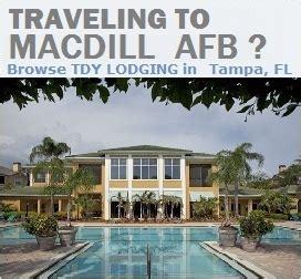 DoD Lodging: MacDill AFB Lodging providers Announced