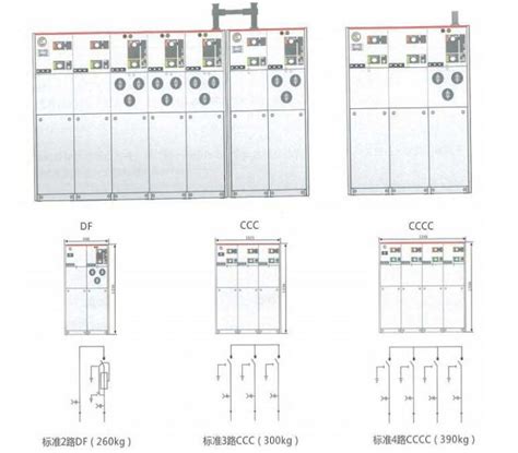 Sf6 Gas Insulated Switchgear for Medium Voltage for Midget Plant