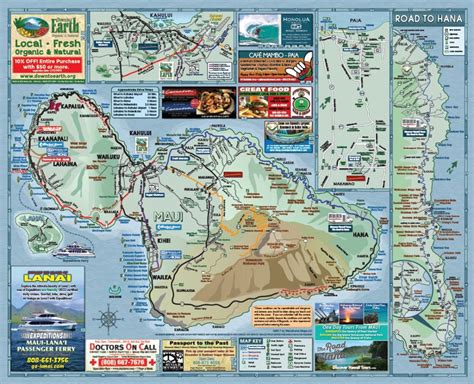 Maui Road Map Printable - Printable Maps