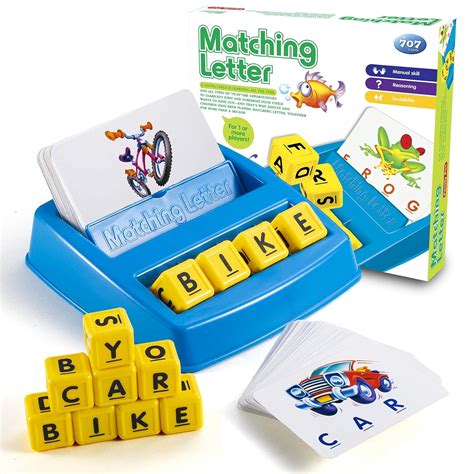 Buy SUNKURO Learning Games for Kids Ages 3-8, Matching Letter Game for ...