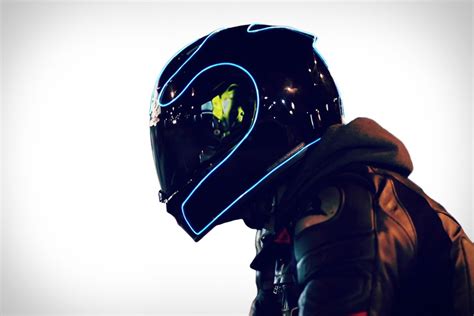 TRON-Inspired LightMode Motorcycle Helmets — GeekTyrant