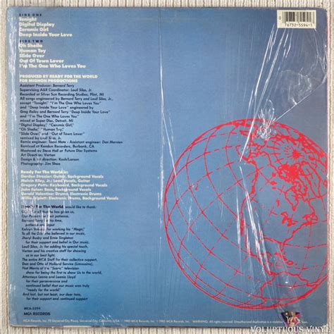 Ready For The World – Ready For The World (1985) Vinyl, LP, Album – Voluptuous Vinyl Records