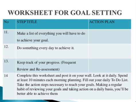 Action Planning: Reaching Your Goals In Manageable Steps