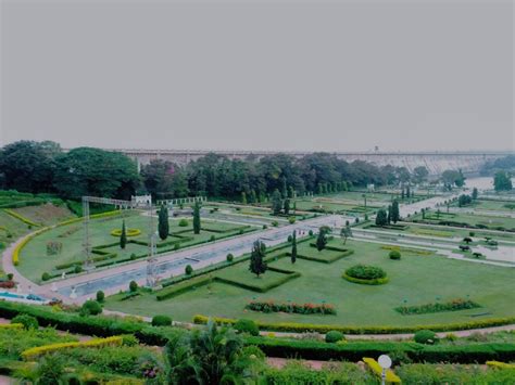 Brindavan Garden -Mysore - arial view. | Amazing travel destinations, Tourist places, Gardens of ...