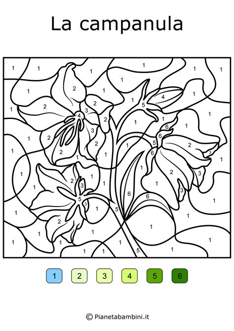 Conta e colora 48 disegni da colorare in base ai numeri – Artofit