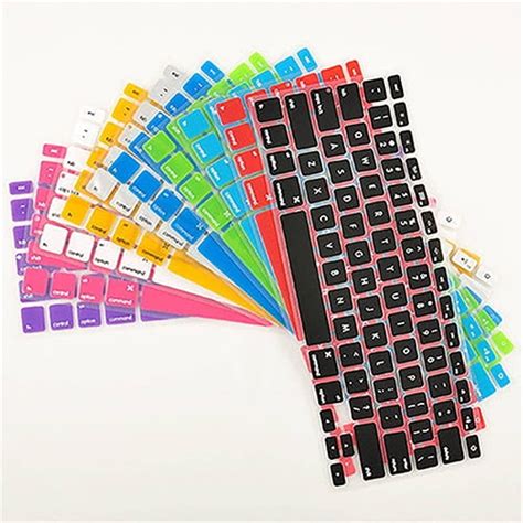 Colorful Soft Silicone Keyboard Cover for Apple Macbook Air Pro US ...