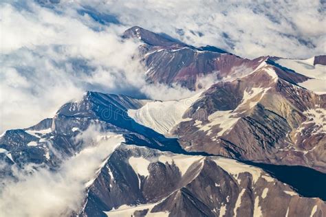 Vista Aerea Delle Montagne Delle Ande, Cile Immagine Stock - Immagine ...