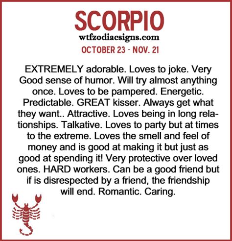 October Birth Zodiac Sign Scorpio Meaning