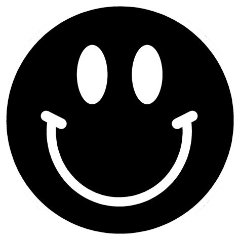 Smiley Black and white Emoticon Clip art - Smiley Face Black And White ...
