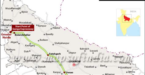 Ganga Expressway: Ganga Expressway Map