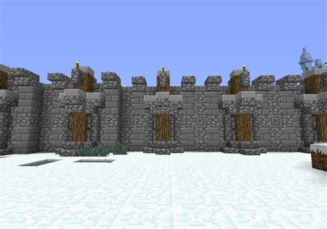 Medieval Wall Design Minecraft Map