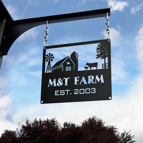 Custom Metal Sign Farmhouse Decor – myfunfarm