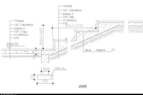 道路台阶设计施工图图片下载_红动中国