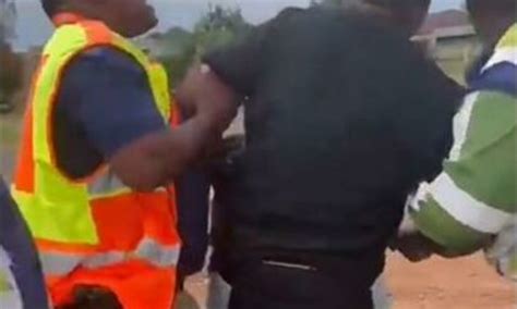 Watch: Tshwane metro police officers and suspect hit by passing metro ...