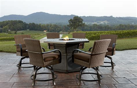 Review Agio Corseca 7pc Bar Set with Firepit Table - Best Patio ...