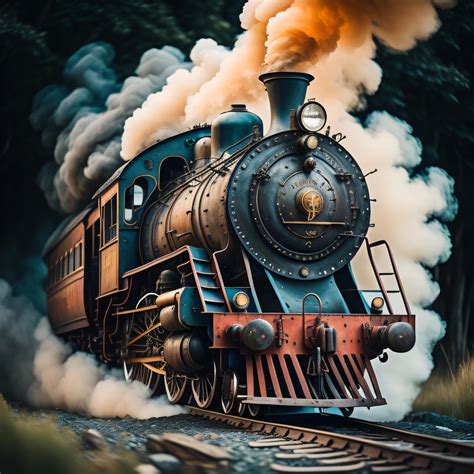 Old train, smoke by Artvakato on DeviantArt