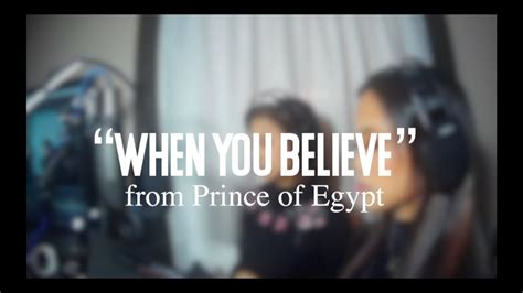 When You Believe (cover) - YouTube