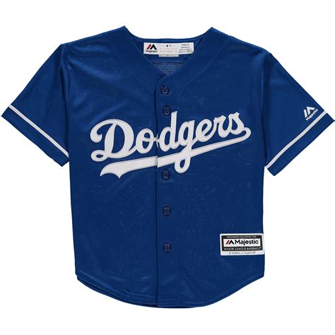 Majestic Los Angeles Dodgers Preschool Royal Official Cool Base Team Jersey