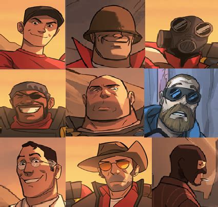 Last images of our heroes from comics : r/tf2