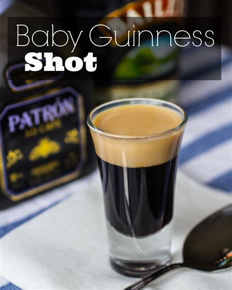 Baby Guinness Shot - The Watering Mouth