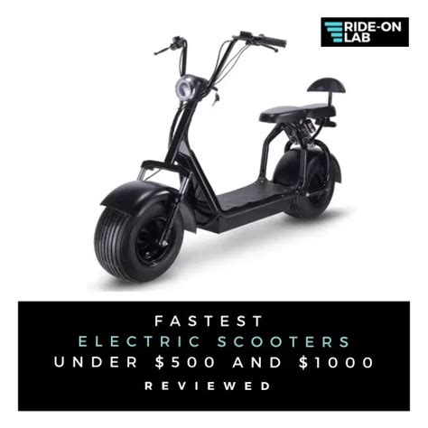 20 Fastest Electric Scooters under $500 and $1000 on Amazon | Ride On Lab