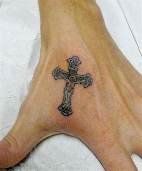 tattoo gallery for men: Religious with Cross Tattoo Designs on Chest for Men