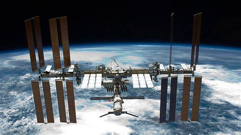 HD wallpaper: astronaut, iss, international space station, sky ...