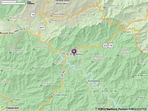 MapQuest Maps - Driving Directions - Map | Sylva, North carolina hotels, Map