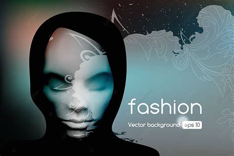 Fashion Portrait Model Face Background Vector, Model, Face, Background PNG and Vector with ...