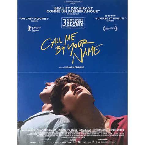 CALL ME BY YOUR NAME Movie Poster 15x21 in.