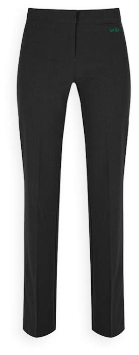 Black Senior Girls Twin Pocket Trouser (GTN) - Embroidered with Marden High School Logo