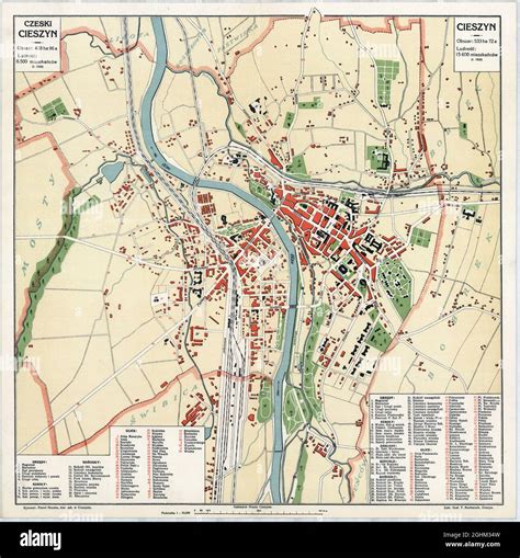 Cieszyn map hi-res stock photography and images - Alamy