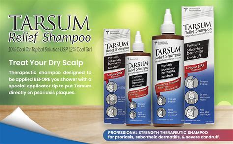 Amazon.com : Tarsum Extra Strength Psoriasis Shampoo - Coal Tar Shampoo and Conditioner for ...