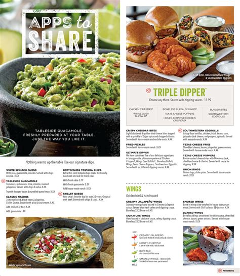 Chili's Restaurant Menu Design :: Behance