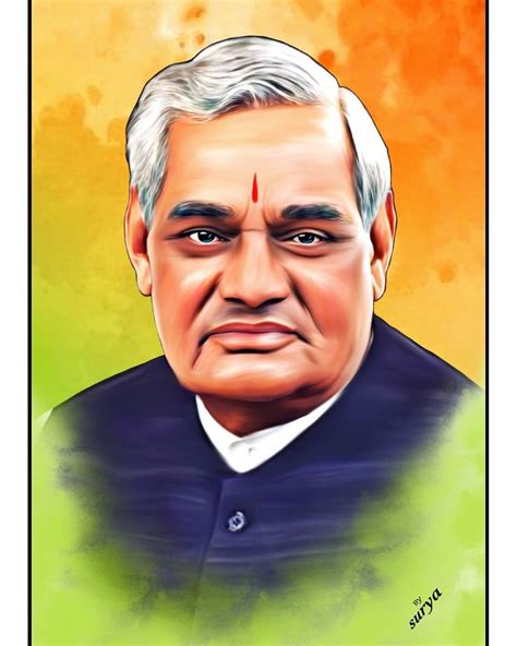 Atal Bihari Vajpayee Digital Painting | Swag cartoon, Doodle images ...