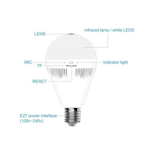 Light Bulb Hidden Wireless Camera - Best CCTV Camera, Flashlight ...