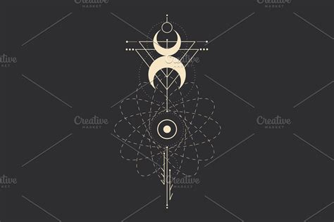 Cosmic signs and symbols | Cosmic, Brochure design template, Seamless ...