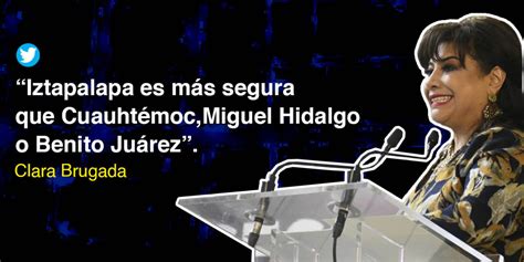 Clara Brugada presume que Iztapalapa es segura, pero los habitantes ...